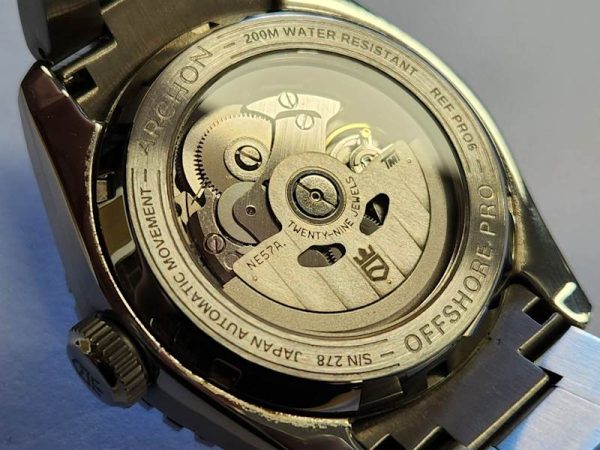 Mens 42mm Archion Offshore Pro 6 Automatic Divers Watch - HL18542 - Image 9