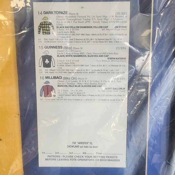Framed/signed 2002 Magic Millions Life Guard Shirt Hl3927 - Image 15
