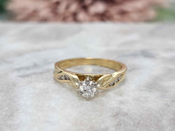 Ladies 18ct Yellow Gold Diamond Ring (3.5gms) - HL24423 - Image 7