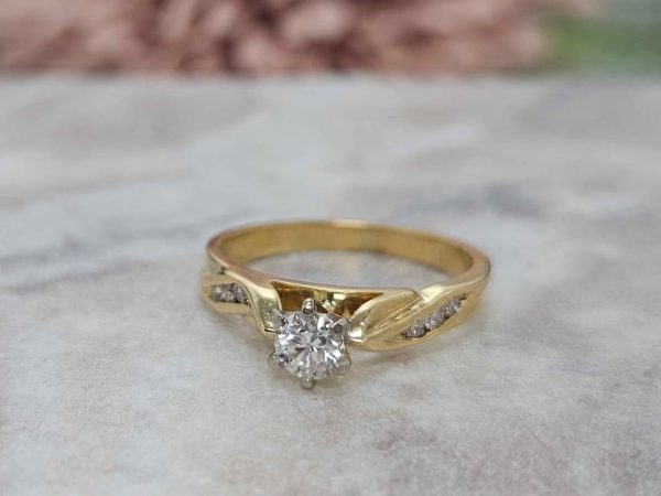 Ladies 18ct Yellow Gold Diamond Ring (3.5gms) - HL24423 - Image 6