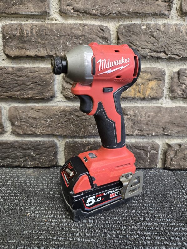 Milwaukee Impact Drill and Battery - 24443 - Image 5