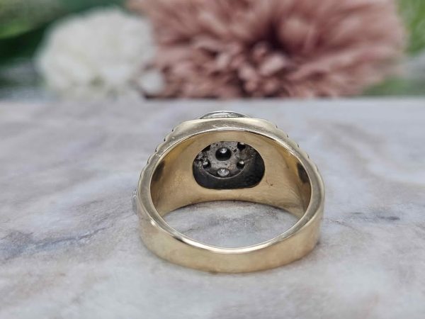 Men's Two-Tone 10ct Gold Diamond Ring (12.6gms) - HL24471 - Image 9