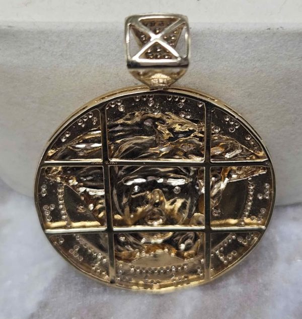 Unisex 10CT Diamond Medusa Head Pendant (14.3gms) - HL24511 - Image 10