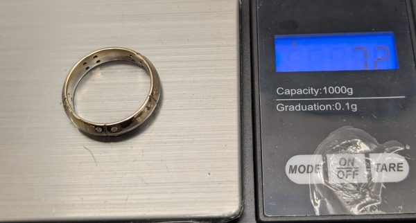 Unisex 9ct Two Tone Gold Diamond Dress Ring - LG4750 - Image 2