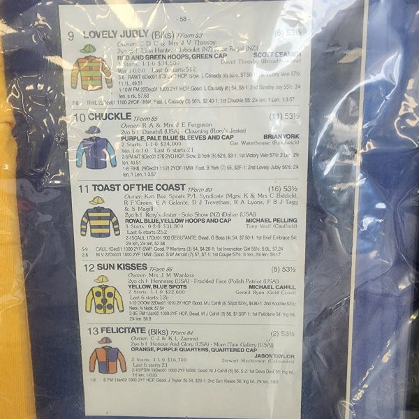 Framed/signed 2002 Magic Millions Life Guard Shirt Hl3927 - Image 6