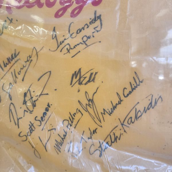 Framed/signed 2002 Magic Millions Life Guard Shirt Hl3927 - Image 3
