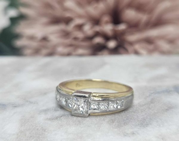 Valuated Ladies 18ct Yellow and White Gold Diamond Ring (5.58gm) - HL9299 - Image 7