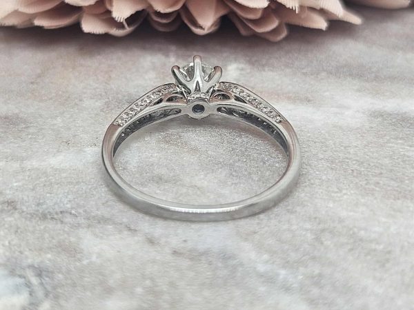 Valuated Ladies 18ct White Gold Diamond Ring – Hl7886 - Image 22