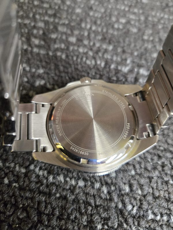 Mens Silver Bulova Marine Star Watch - 24951 - Image 10