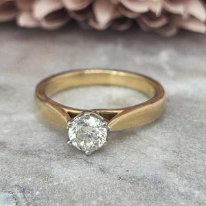 Ladies 18ct Yellow Gold Diamond Ring (4.0gms, 0.50 TDW) - HL10443