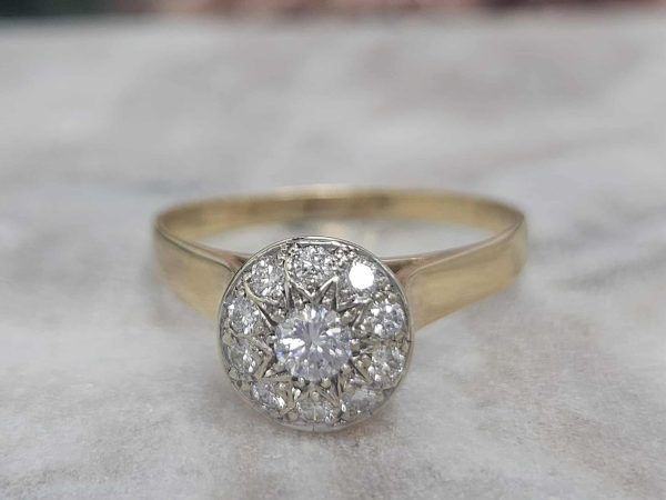 Ladies 18ct Yellow Gold Diamond Ring (3.4gms) - HL6738 - Image 8