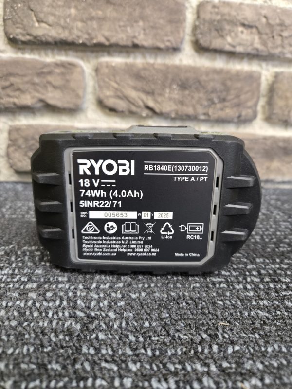Ryobi 18V 4.0Ah Edge Battery - 25334 - Image 4