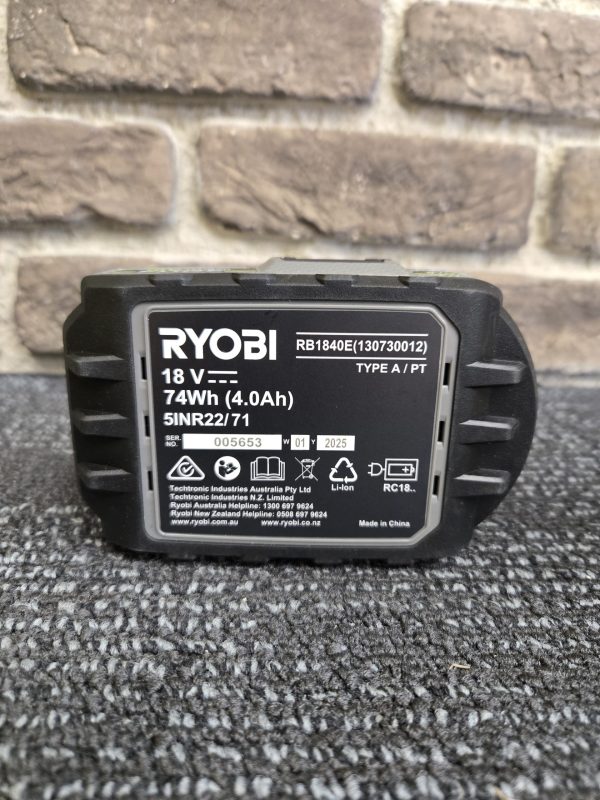 Ryobi 18V 4.0Ah Edge Battery - 25334 - Image 8