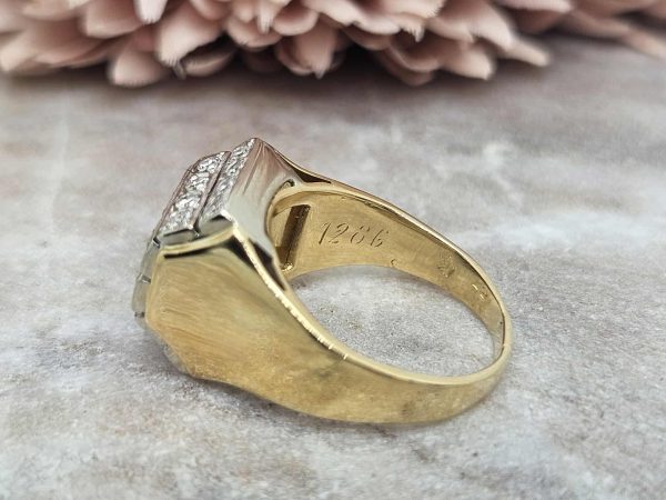 Valuated Ladies 18ct Yellow and White Gold Diamond Ring (6.80gms) - HL16171 - Image 11