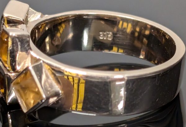 Unique 9ct Yellow Gold Statement Ring - LG25526 - Image 11