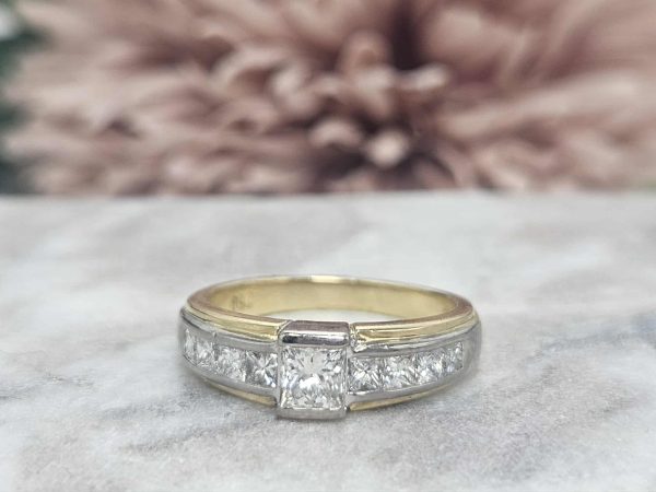 Valuated Ladies 18ct Yellow and White Gold Diamond Ring (5.58gm) - HL9299 - Image 8