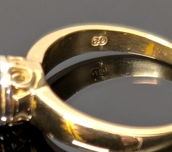 18ct Yellow Gold 0.70ct Diamond Solitaire Engagement Ring - LG7372 - Image 2