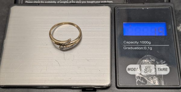Unisex 9ct Gold Snake Ring - LG25063 - Image 9