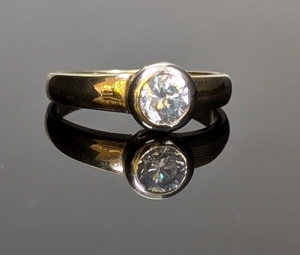 18ct Yellow Gold 0.70ct Diamond Solitaire Engagement Ring - LG7372 - Image 13