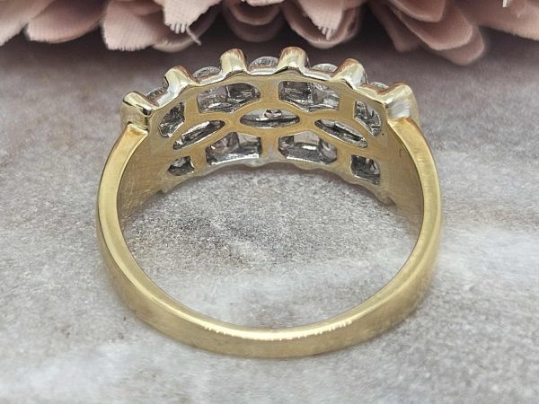 Ladies Valuated 18ct Yellow and White Gold Diamond Ring (5.1gms) - HL5362 - Image 10