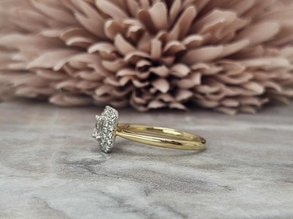 Valuated Ladies 14ct Yellow and White Diamond Double Halo Ring (3.11gms) - HL3966 - Image 9