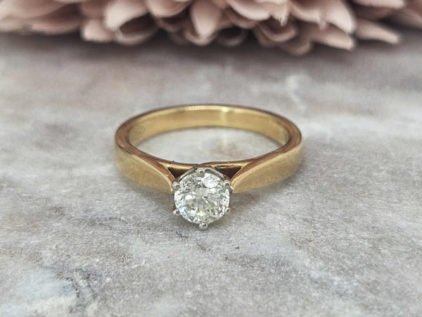 Ladies 18ct Yellow Gold Diamond Ring (4.0gms, 0.50 TDW) - HL10443 - Image 7