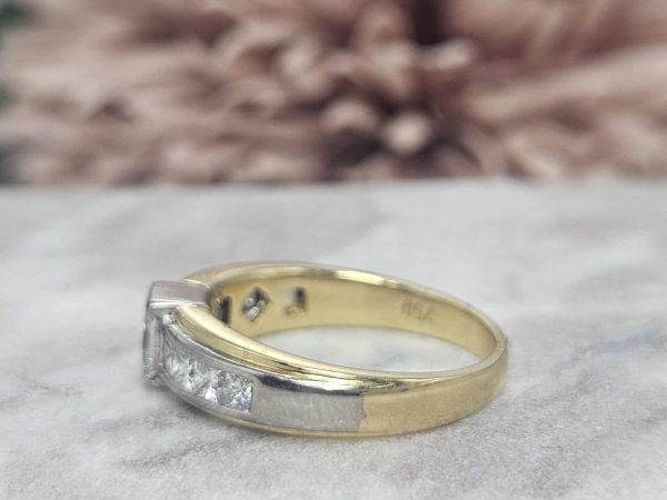 Valuated Ladies 18ct Yellow and White Gold Diamond Ring (5.58gm) - HL9299 - Image 9