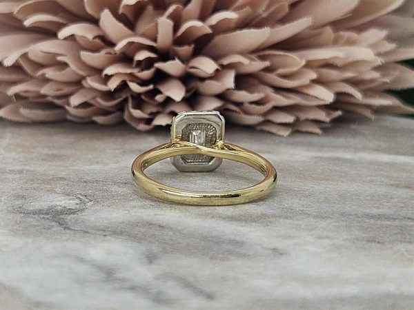 Valuated Ladies 14ct Yellow and White Diamond Double Halo Ring (3.11gms) - HL3966 - Image 10