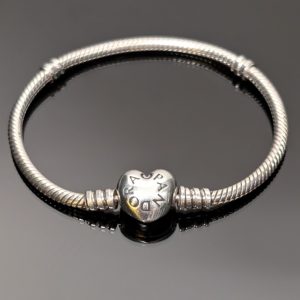 Pandora Sterling Silver Snake Bracelet - LG24699-1