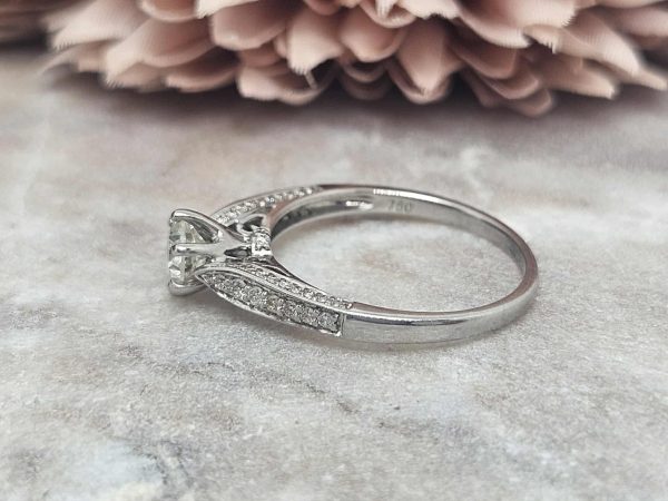 Valuated Ladies 18ct White Gold Diamond Ring – Hl7886 - Image 23