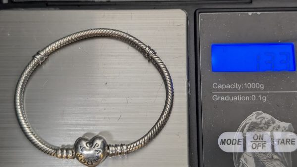 Pandora Sterling Silver Snake Bracelet - LG24699-1 - Image 3