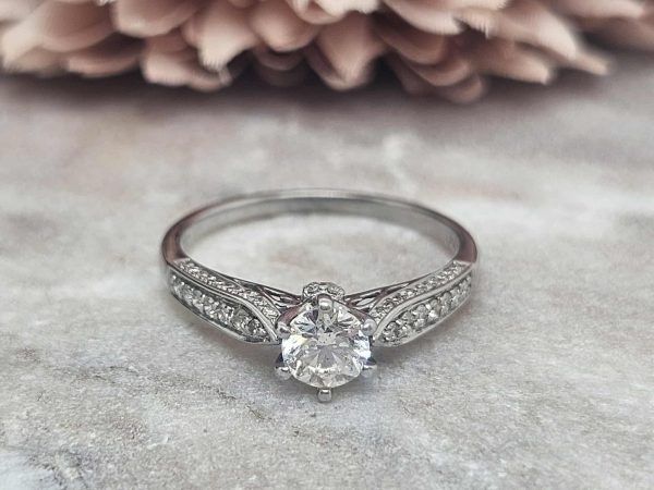 Valuated Ladies 18ct White Gold Diamond Ring – Hl7886 - Image 24