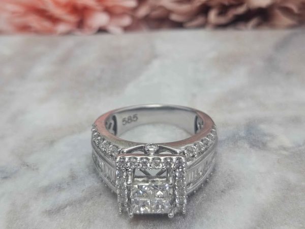 Ladies 14ct White Gold 2ct TDW Diamond Ring (9.9gms) - HL24987 - Image 5