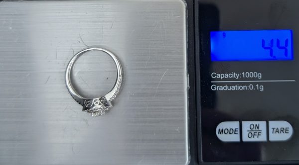 18ct White Gold Diamond Double Halo Ring (w/valuation) – Lg6982 - Image 7