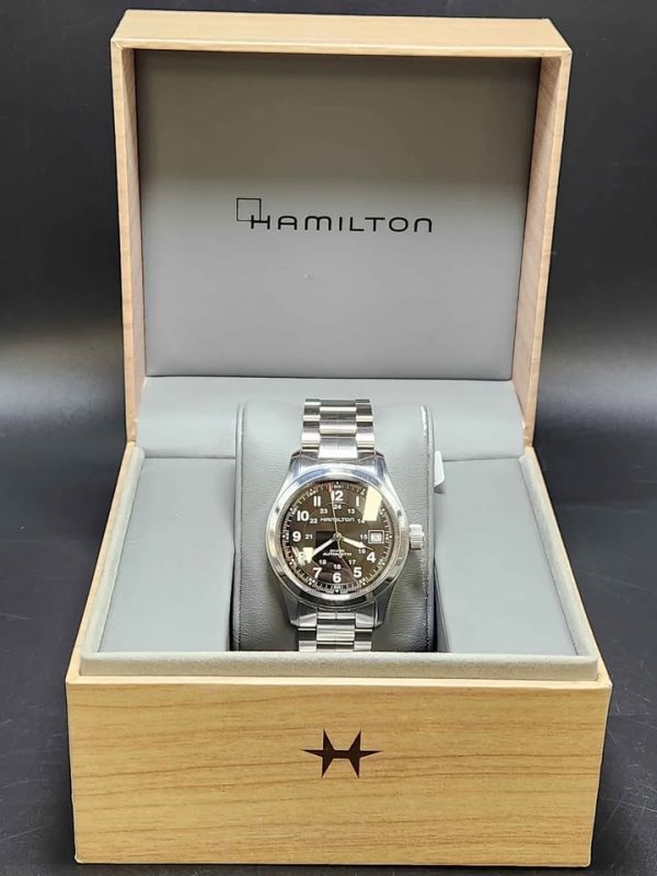 Hamilton 38mm Khaki Field Automatic Watch - HL25323 - Image 7