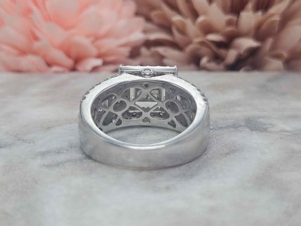 Ladies 14ct White Gold 2ct TDW Diamond Ring (9.9gms) - HL24987 - Image 4