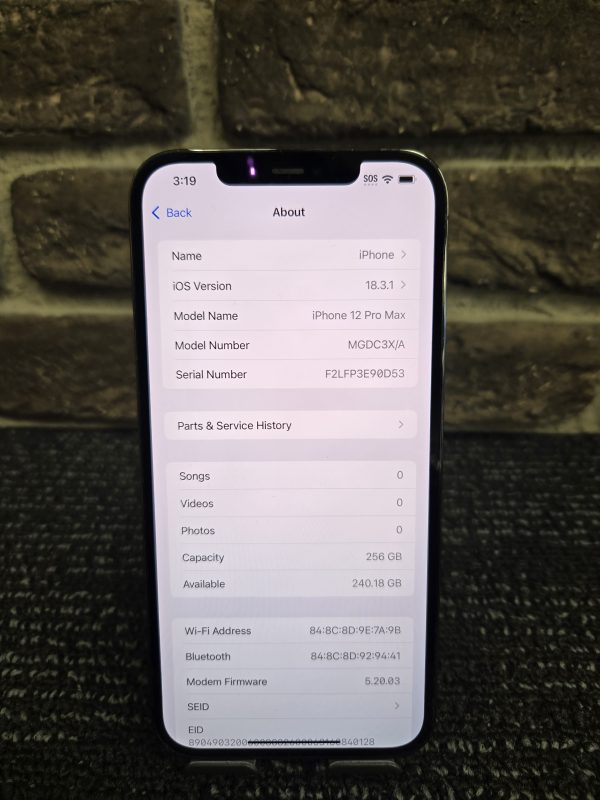Apple iPhone 12 Pro Max (256GB) - 24898 - Image 5