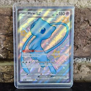 NM Pokemon Shiny Mew EX Full Art Paldean Fates - HL25775-3