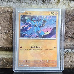 NM-LP Pokemon Card Riolu Master Ball - HL25785-5