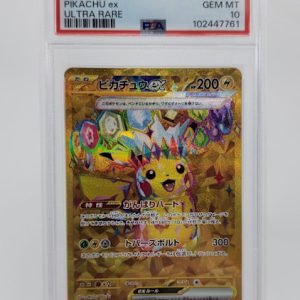 PSA 10 Pikachu EX Terastial Full Art Japanese - HL27188