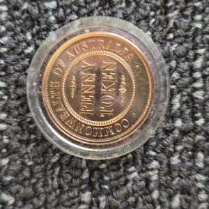 COMMONWEALTH PENNY TOKEN COLLECTABLE COIN - LG27351