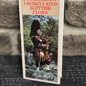 ROYAL MINT 1984 BRILLIANT UNCIRCULATED SCOTTISH 1 POUND COIN - LG27345-1