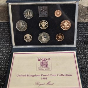 ROYAL MINT UNITED KINGDOM 1984 PROOF COIN COLLECTION - LG27350
