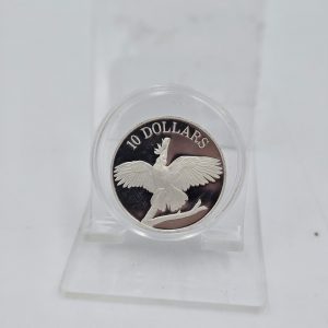 COCKATOO 10 DOLLAR SILVER COIN - LG27248-10