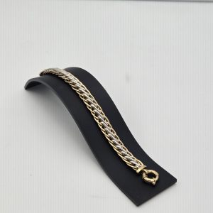 Unisex 9CT 19cm Fancy Interlocked Bracelet (10mm Wide) - LG27262