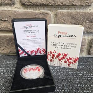 Poppy Impressions Naomi Crowther Limited Edition Medallion - LG28147-1