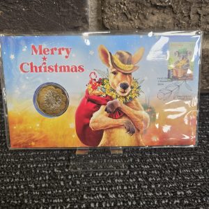 2024 CHRISTMAS FDC/PNC WITH UNCIRCULATED ROYAL AUSTRALIAN MINT 50C COIN - LG28157