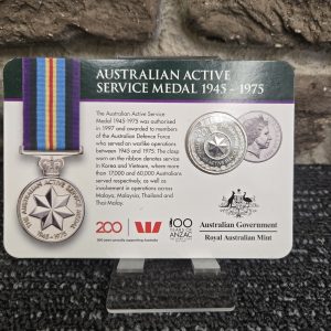 AUSTRALIAN ACTIVE SERVICE MEDAL 1945-1975