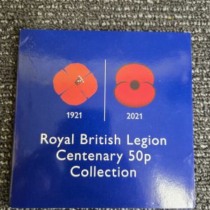 1921/2021 Royal British Legion Centenary 50p Coin Collection - LG28157-2