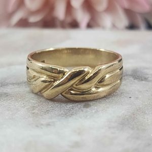 Unisex 9ct Yellow Gold Ring (5.1gms) - HL25226